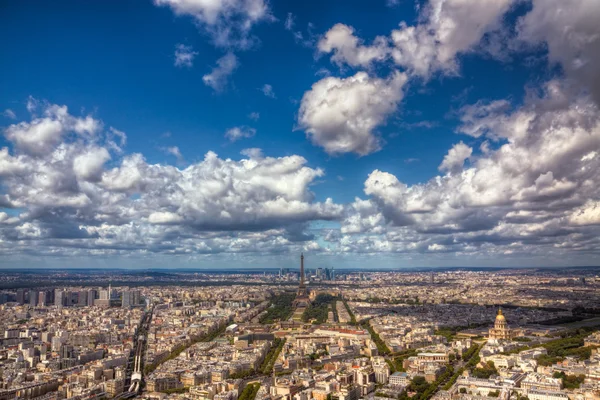 Αεροφωτογραφία του Παρισιού — Φωτογραφία Αρχείου