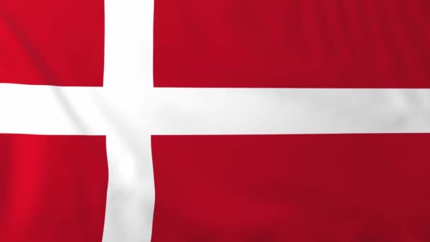 Drapeau du Danemark — Video