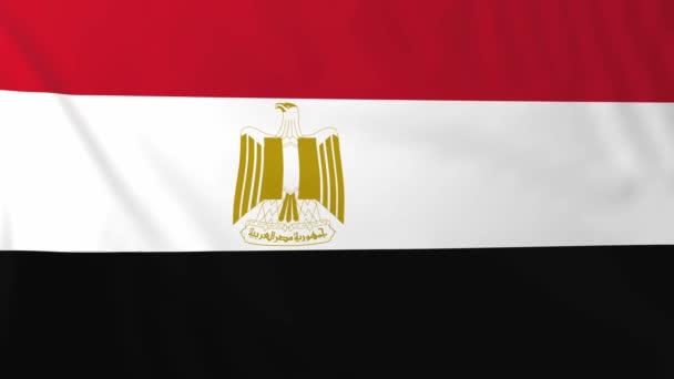 Bandera de Egipto — Vídeos de Stock