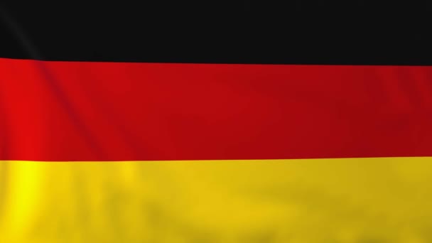 Флаг Германии — стоковое видео