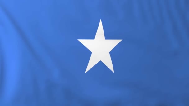 Bandera de somalia — Vídeos de Stock