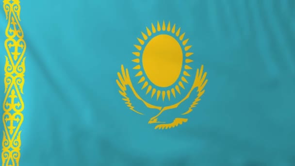 Flag of Kazakhstan — Stock Video