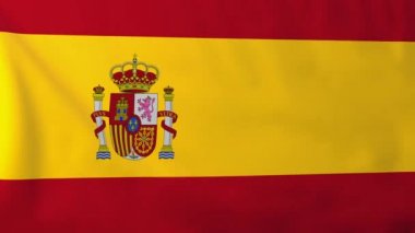 İspanya 'nın dalgalı bayrağı