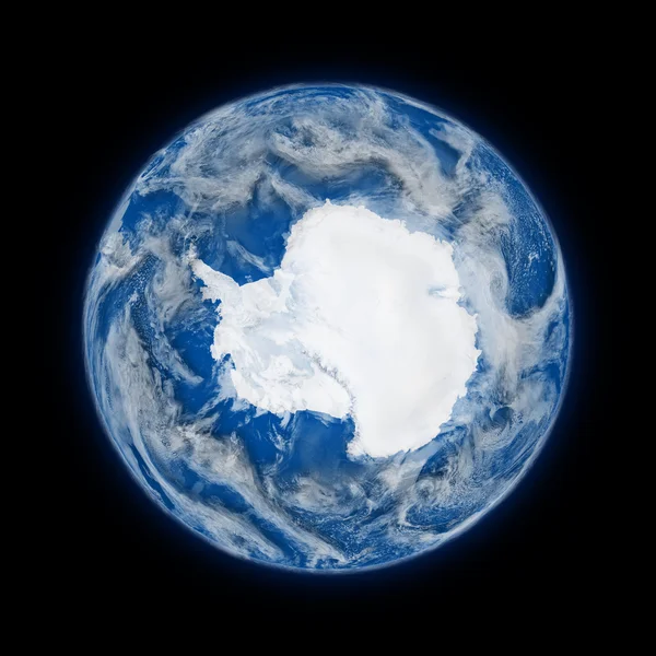 Antarktyda na planecie Ziemia — Zdjęcie stockowe