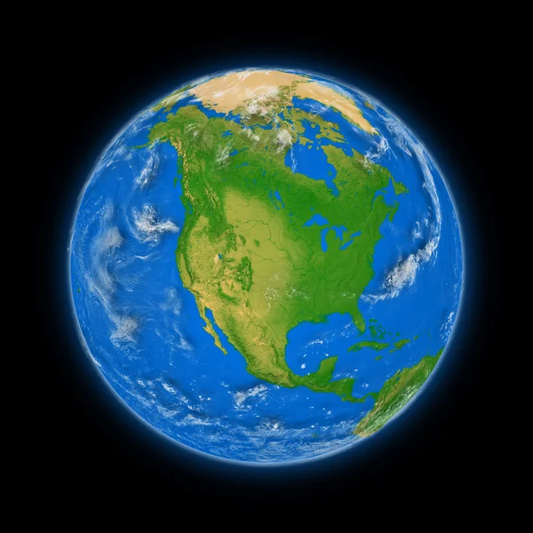 Kuzey Amerika Planet Earth — Stok fotoğraf