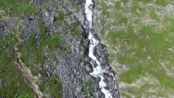 Fluxo fluvial de cima — Vídeo de Stock