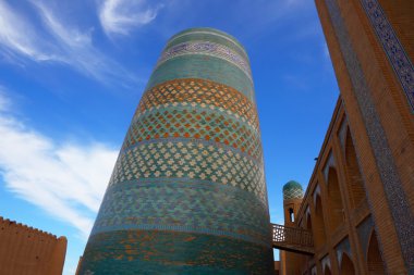 Ichan-Kala, Hiva, Özbekistan. Eski şehir.