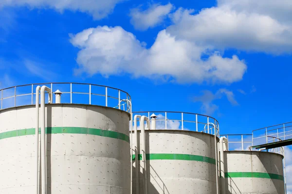 Oil and gas tanks — Stock Photo, Image