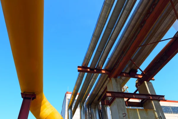 Gas pipeline.Industrial business. — Stock Photo, Image