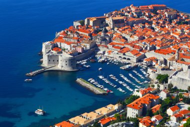 Dubrovnik, Croatia.Top view. clipart
