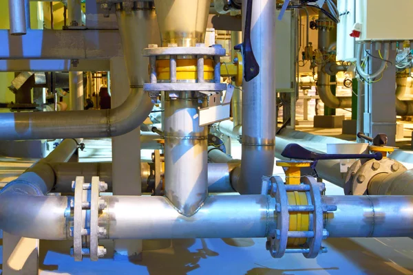 Заводское оборудование Трубопровод высокого давления — стоковое фото