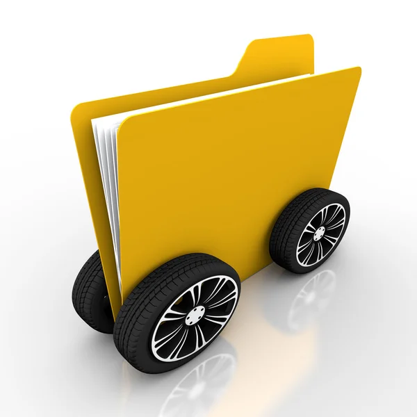Folder for wheel — Stock Photo, Image