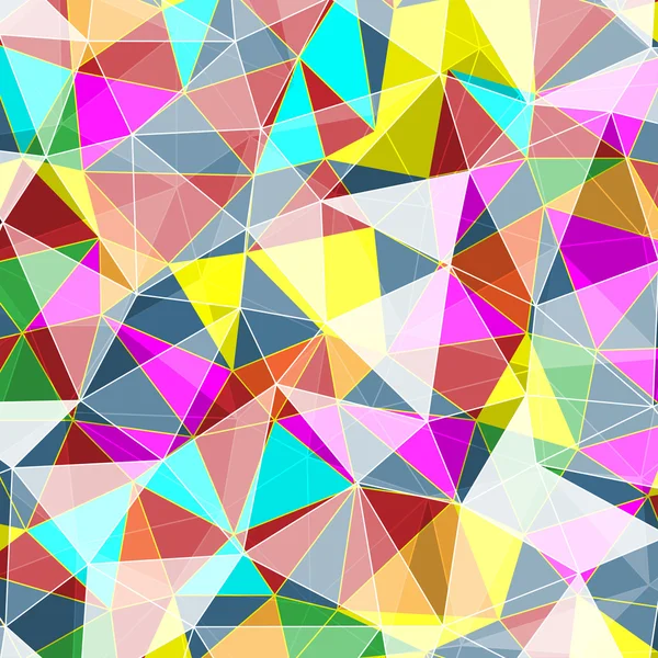 Colored Abstract Geometric Background. — Stock Vector