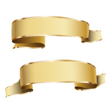 Yeni yıl için Altın Tatil Kurdeleleri, Noel, doğum günü, baskı