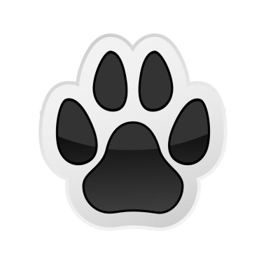 Animal Paw Print clipart