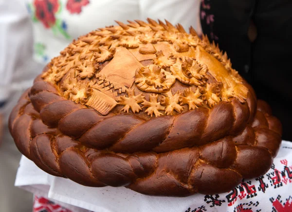 Traditionelles ukrainisches Brot — Stockfoto