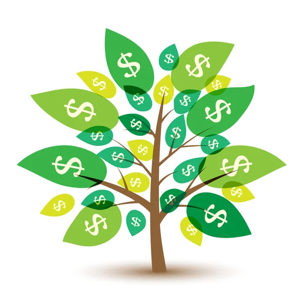 Money tree — Stock Vector