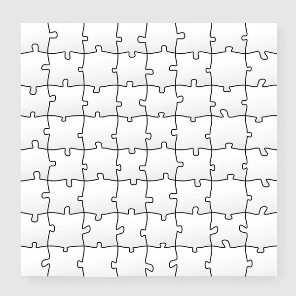 Puzzle en papier — Image vectorielle