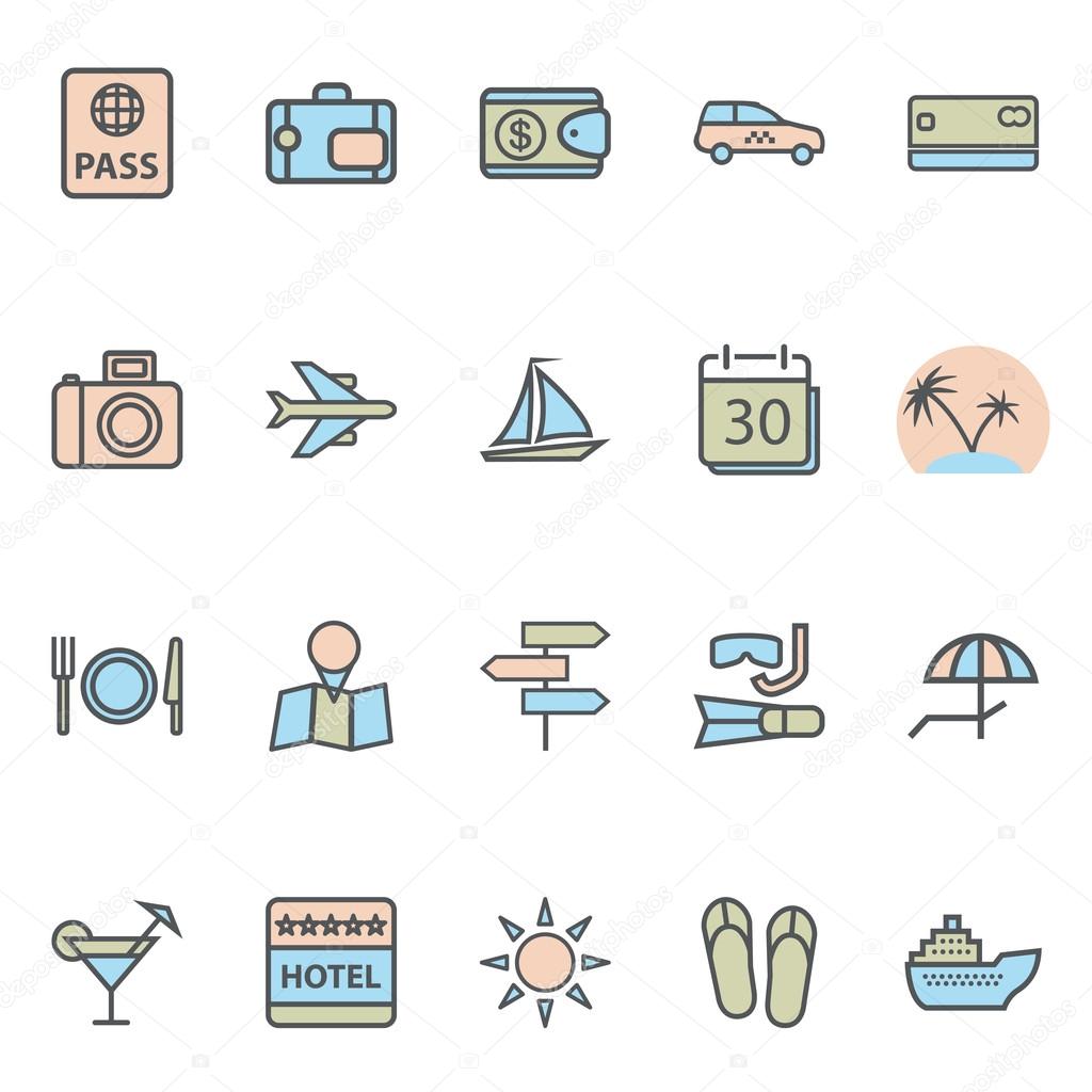 Travel Web Icons