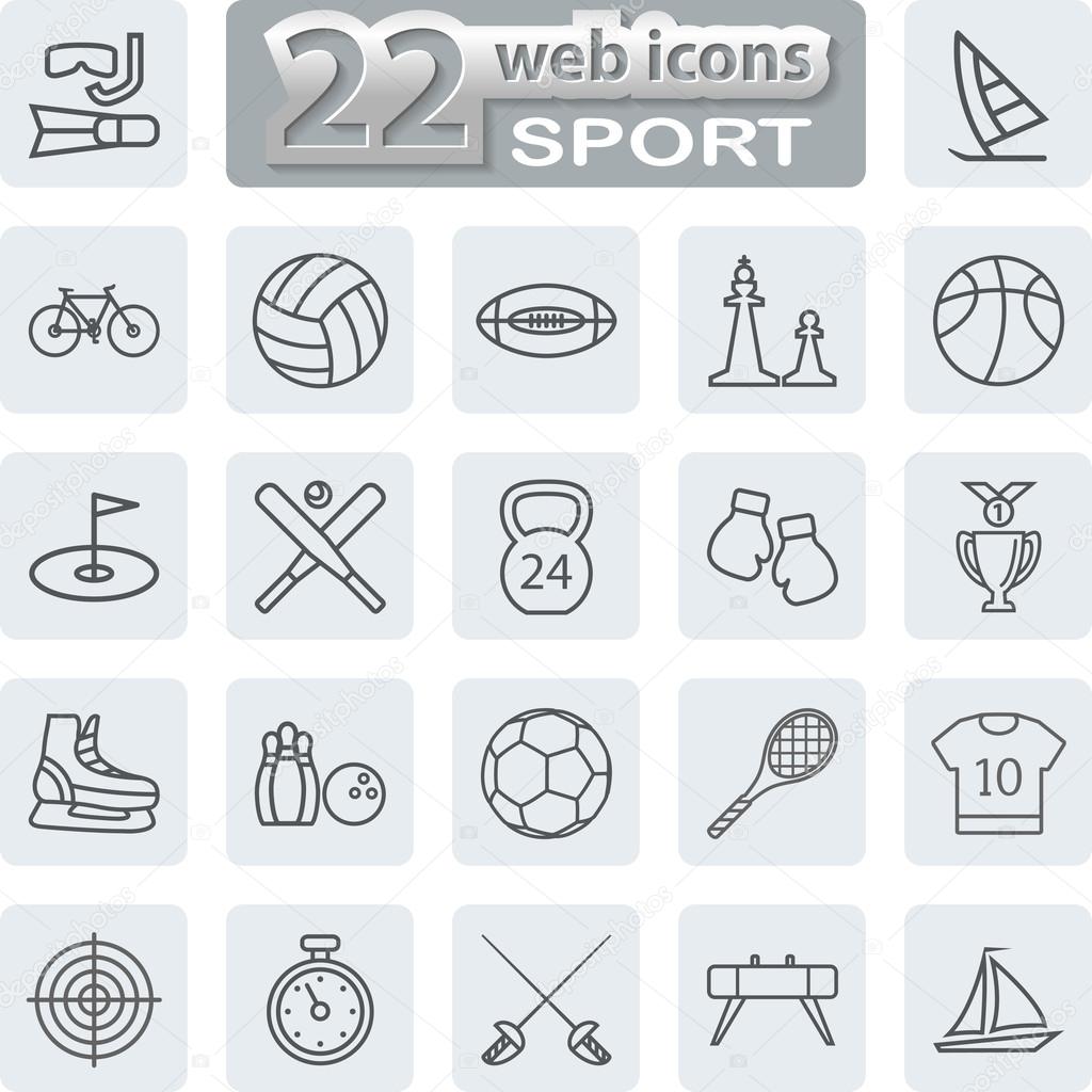 Sport Symbols Icons