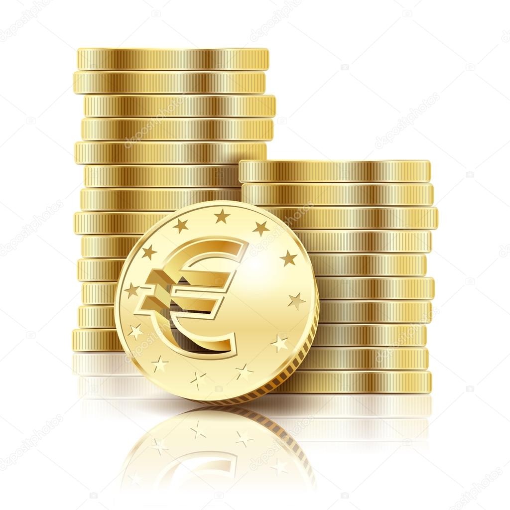 Евро в золотые. Монета Золотая. Монеты на белом фоне. Золотые монеты евро. Золотые монеты tdhjвектор.