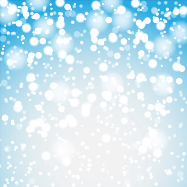 Fondo de invierno con nieve — Vector de stock