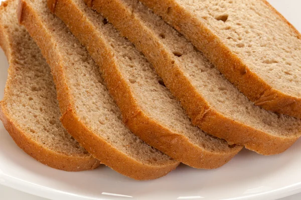 브라운 빵 슬라이스 — 스톡 사진