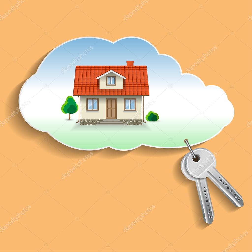 Private House in the Cloud with the Keys.