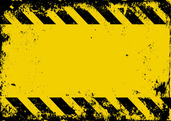 Фон опасности - векторная иллюстрация
