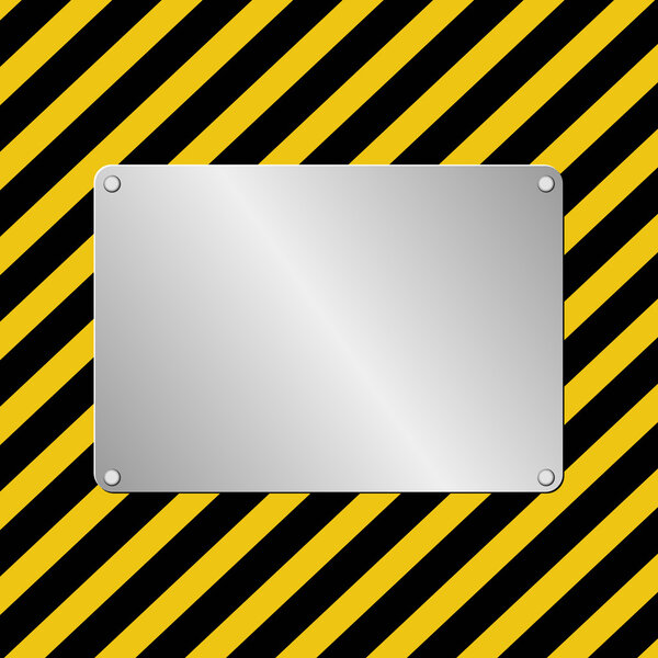 Фон опасности - векторная иллюстрация
