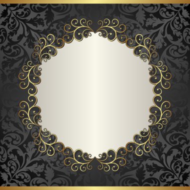 Dekoratif desenli vintage arkaplan