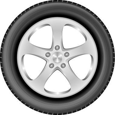 tekerlek - vektör çizim