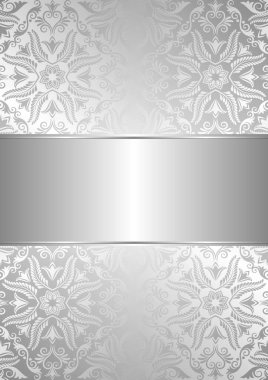 Dekoratif desenli metalik arkaplan