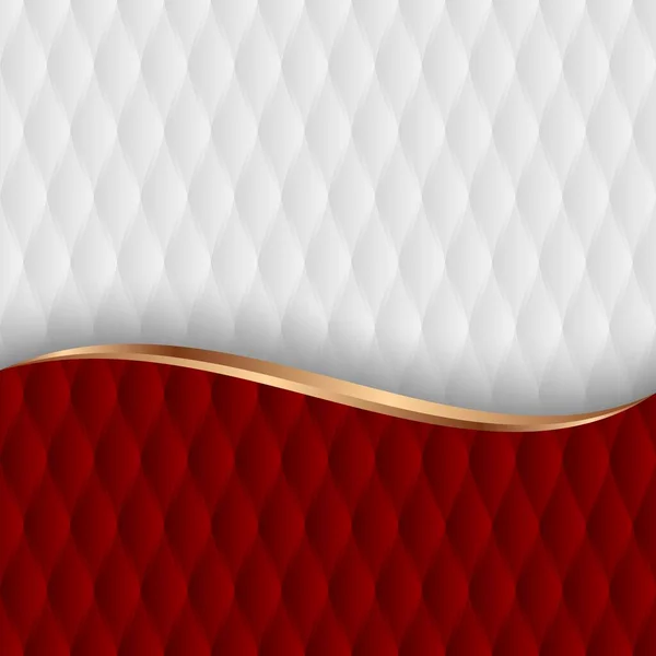 Czerwone Białe Abstrakcyjne Tło Dekoracyjnym Wzorem — Wektor stockowy