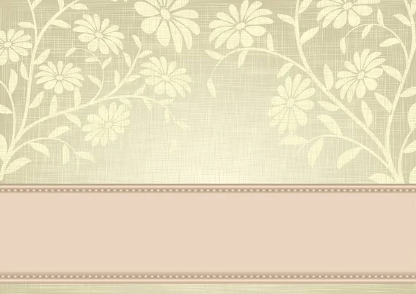 Floral Textured Background Copy Space — Stock Vector