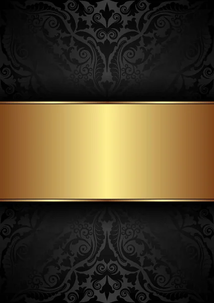 Old Fashioned Luxury Background Copy Space — Stock Vector