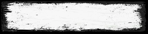 Чорно Білий Довгий Гранжевий Банер — стоковий вектор