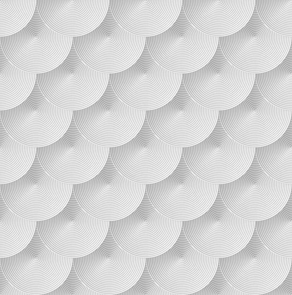 Witte Geometrische Achtergrond Naadloos Patroon — Stockvector
