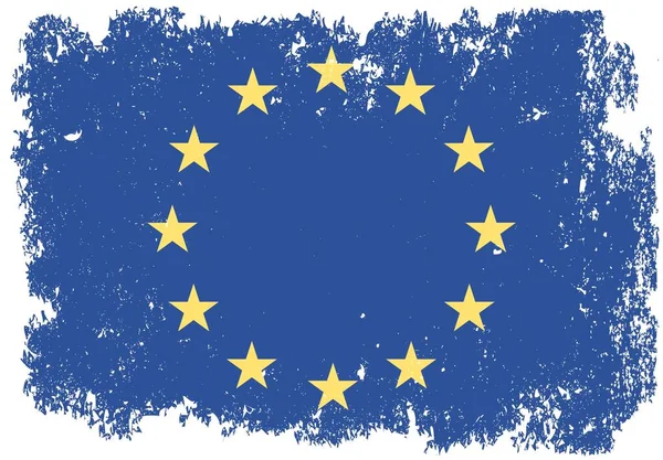 Bandiera Dell Unione Europea — Vettoriale Stock