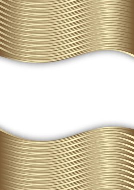 Dalgalı desenli altın arkaplan