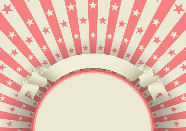 Fondo Vintage Con Estrellas Cinta — Vector de stock