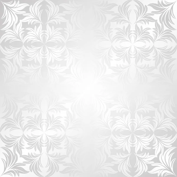 白を基調としたヴィンテージパターン — ストックベクタ