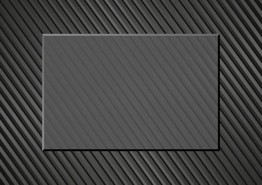 Siyah çizgili arka planda cam plaket