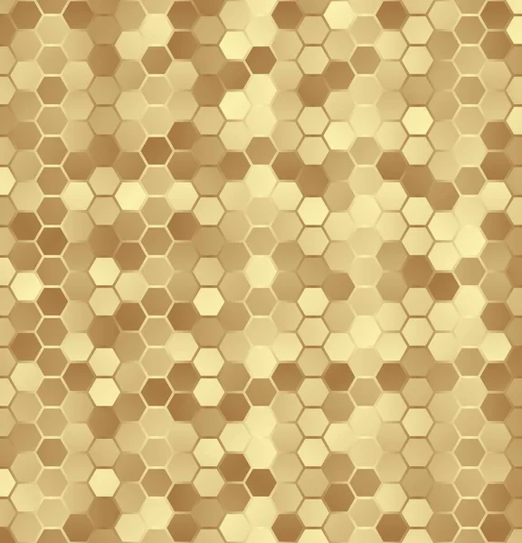 Gouden Abstracte Achtergrond Met Geometrische Vormen — Stockvector