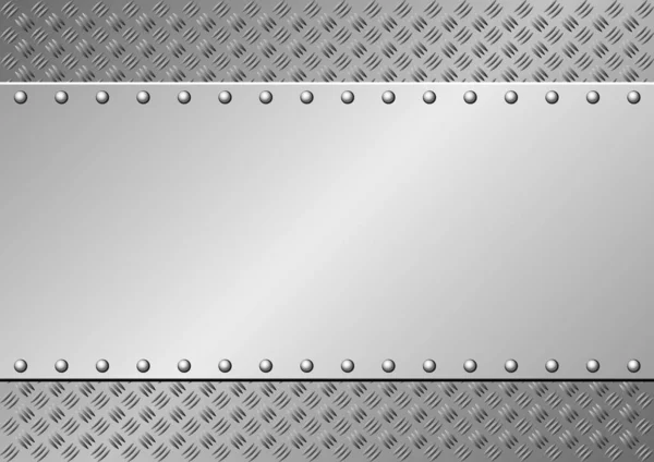 Silver Textured Metallic Background — Stock Vector