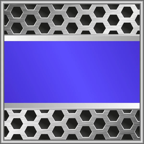 Blue banner — Stock Vector