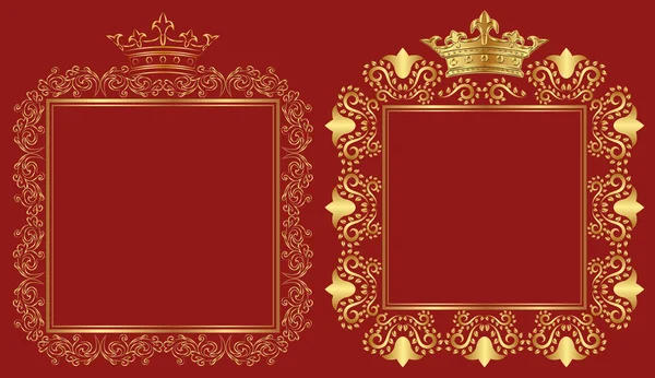 Royal frames — Stock Vector