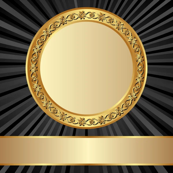 Gouden frame — Stockvector