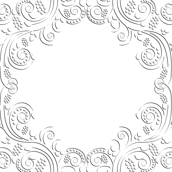 Cornice floreale — Vettoriale Stock