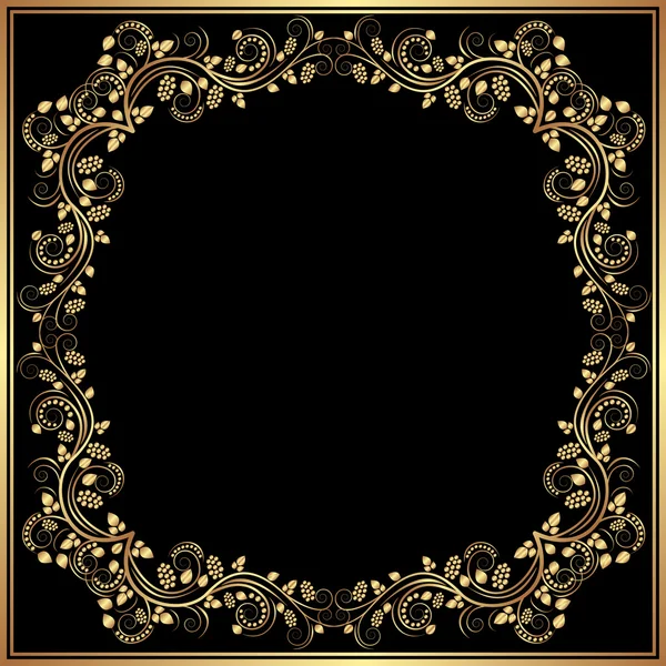 Gouden frame — Stockvector
